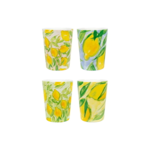 Iconcups x Lena Linderholm, Citrons de Provence Mugg 4-pack